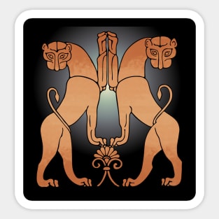 Mycenaean Panthers Sticker